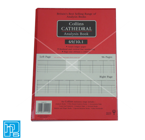 Collins Cathedral Analysis Account book 69/10.1